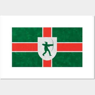 County flag of Nottinghamshire Posters and Art